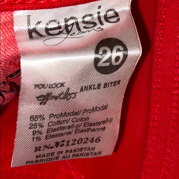 Bright red skinny jeans - Picture 4 of 4